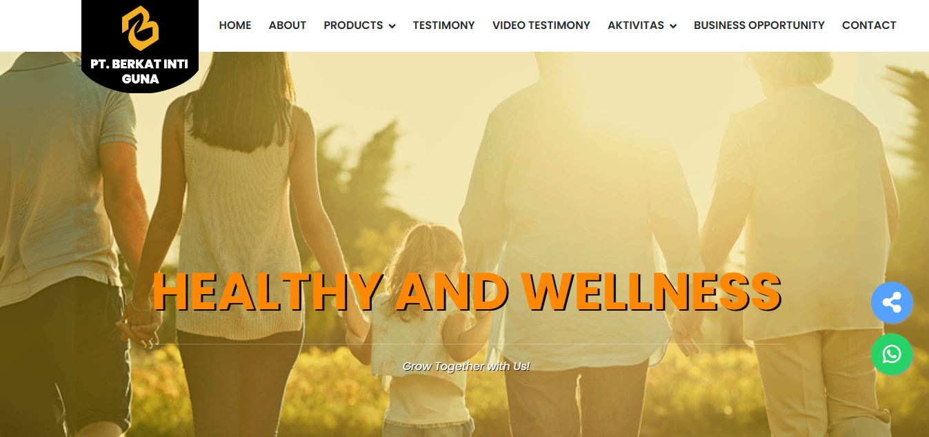 Company Profile website using Laravel